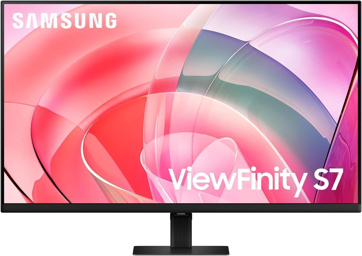 SAMSUNG 三星 27 吋 ViewFinity S7 (S70D) 系列 4K UHD 高解析度顯示器,配備 HDR10 多個連接埠,易於安裝支架,高級眼部護理,LS27D702EANXGO,2024
