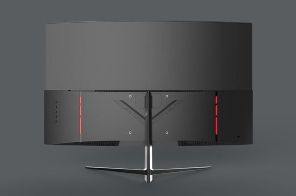 ZZA 32 吋 QHD 曲面遊戲顯示器 - 2K 解析度,165Hz 刷新率,1 毫秒回應時間,FreeSync 和 G-Sync,HDR10,122% sRGB 覆蓋範圍,DP/HDMI,VESA 安裝支架：圖片 2