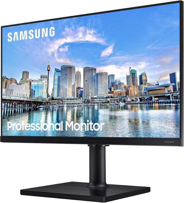 SAMSUNG 三星 FT45 系列 27 吋 FHD 1080p 電腦顯示器,75Hz,IPS 面板,HDMI,USB 集線器,高度可調支架,3 年 WRNTY (LF27T450FQNXGO),黑色：圖片 2