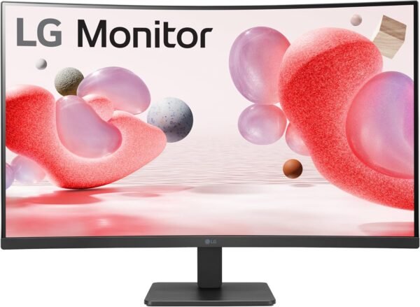 LG 32MR50C-B 曲面顯示器 32 吋 FHD 100Hz AMD FreeSync 螢幕控制動態動作同步黑色穩定器傾斜支架(HDMI)- 黑色