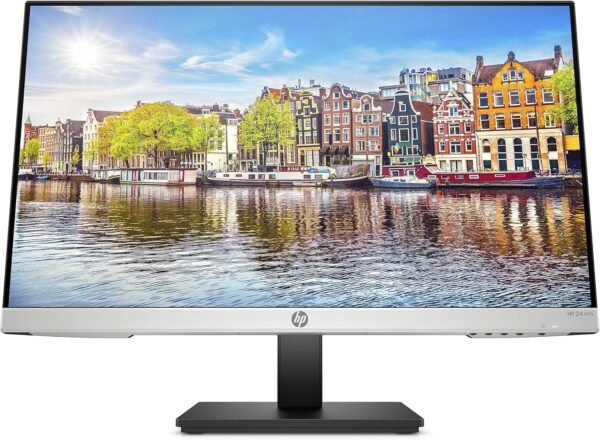 HP 24mh FHD 顯示器 - 電腦顯示器 配有 23.8 英吋 IPS 螢幕 (1080p) - 內建揚聲器和 VESA 安裝支架 - 可進行高度/傾斜調節以獲得符合人體工學原理的觀看體驗 - HDMI 和 DisplayPort - (1D0J9AA#ABA)